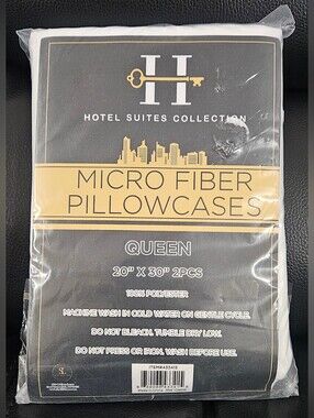 Hotel Suites Collection Microfiber Pillowcases - Queen (2pc)